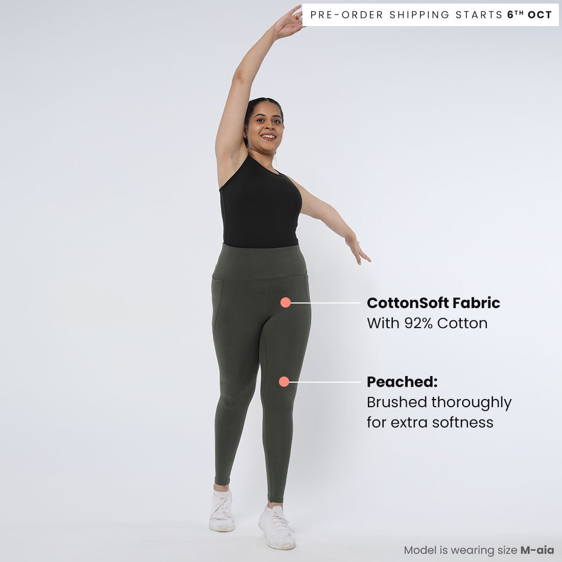 Groove-In Cotton Leggings - BlissClub