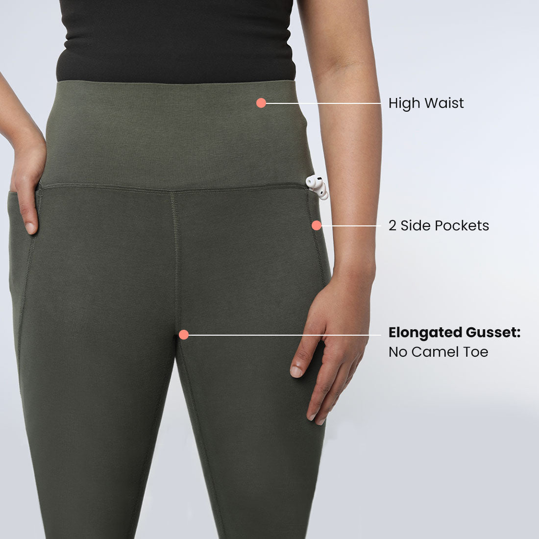 Groove-In Cotton Leggings - BlissClub