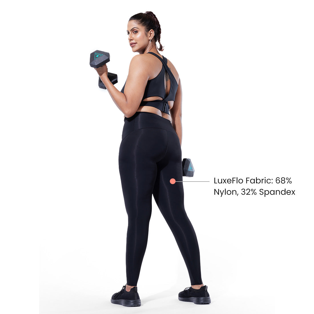 High Waisted Ankle Length Sports Leggings with Pockets for Women