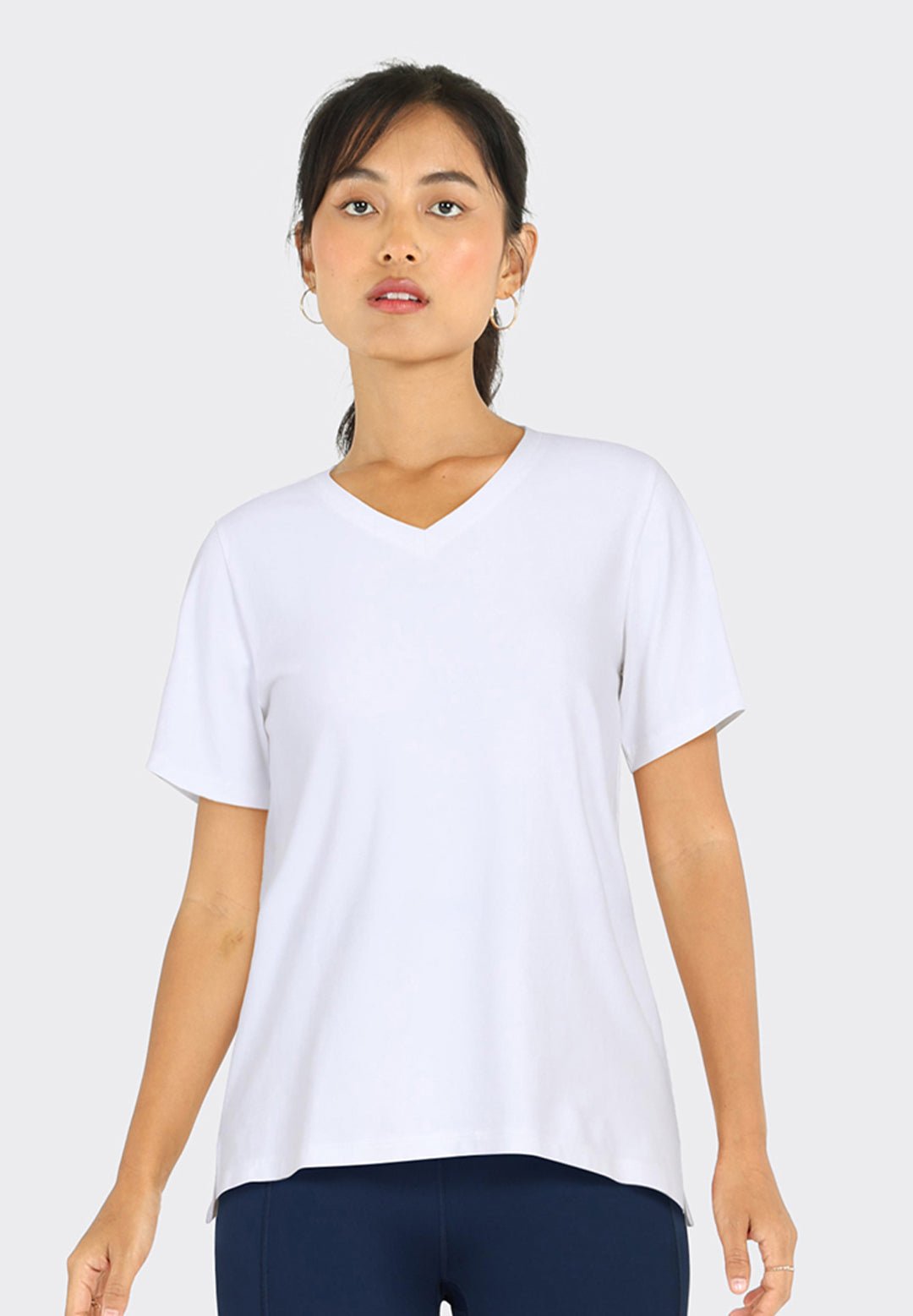Last Tee - V Neck Half Sleeves - BlissClub