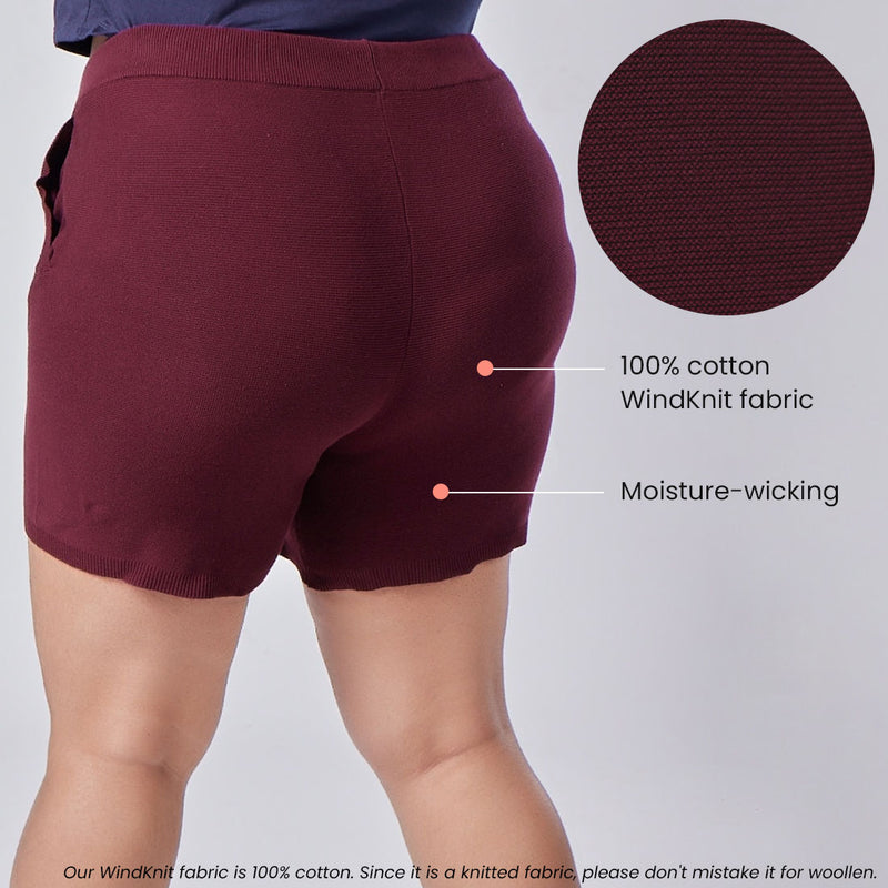 Cotton Shorts with Pockets for Women & Girls