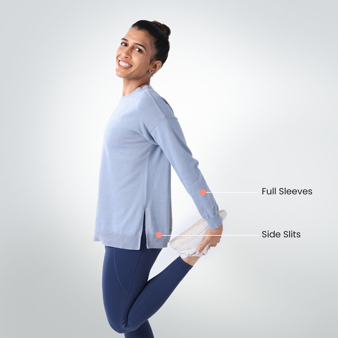 Megha Misty Blue, XS-elene, S-elene, M-aia, L-una, XL-una, XXL-una, XXXL-una