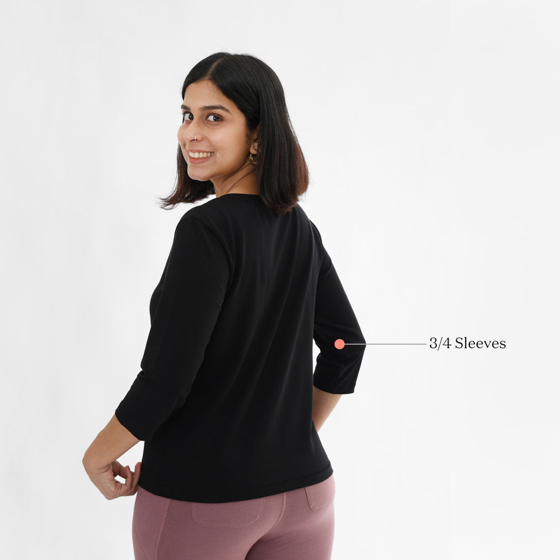 V-Neck Full Sleeve Cotton T-Shirt – BlissClub