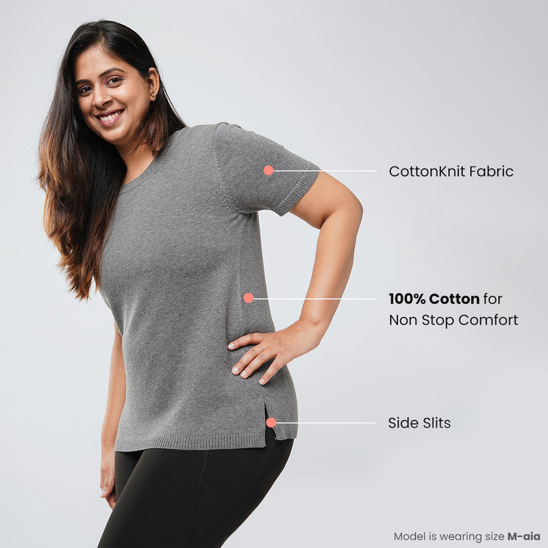 Half Sleeve Cotton Tops for Women & Girls