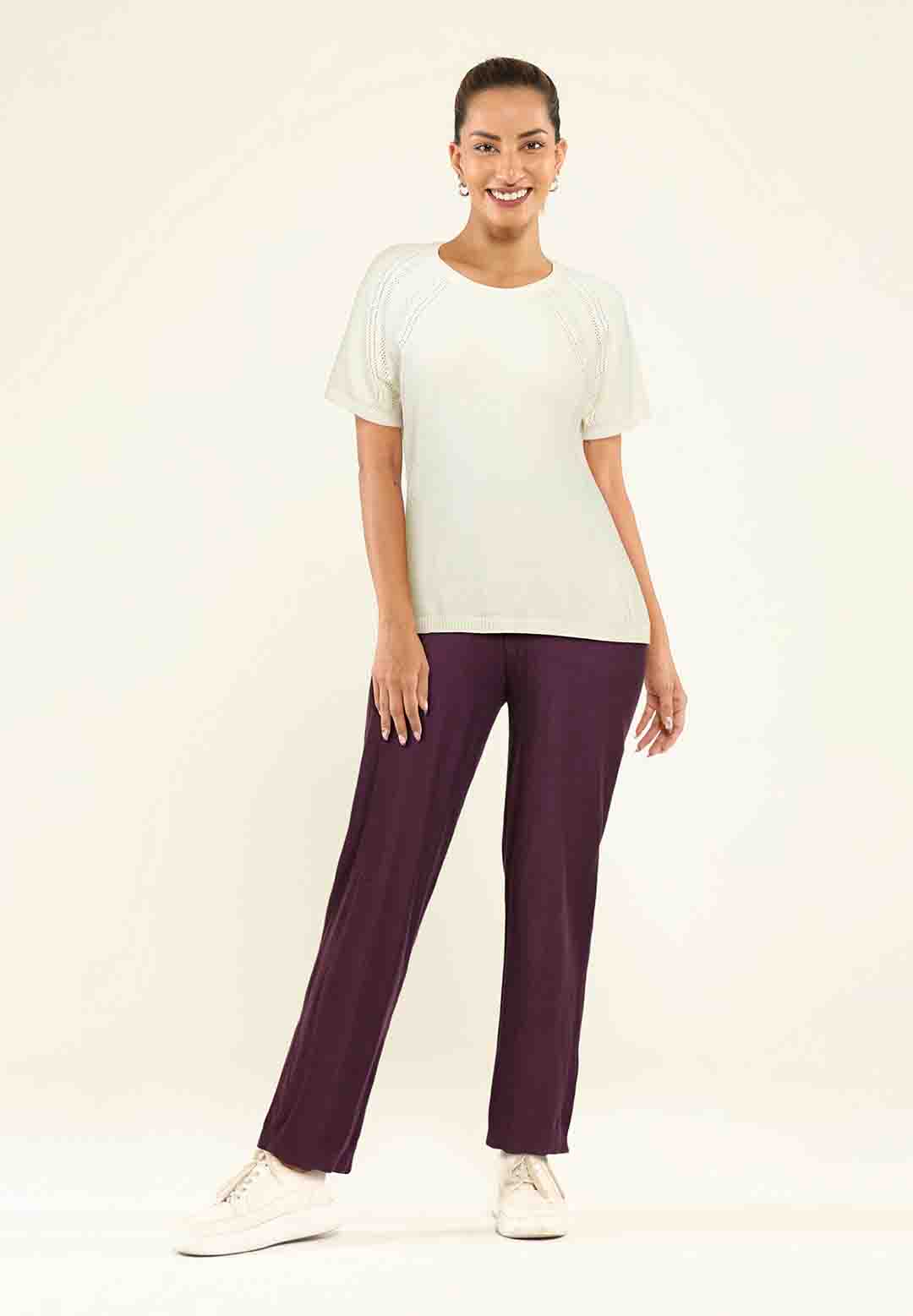 The Move All Day Pointelle Top - BlissClub
