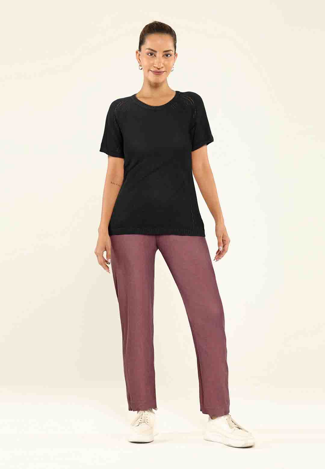 The Move All Day Pointelle Top - BlissClub